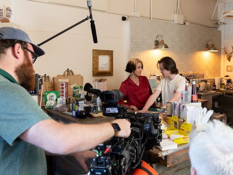 Production still — The Day Before, photo by Tim Landis