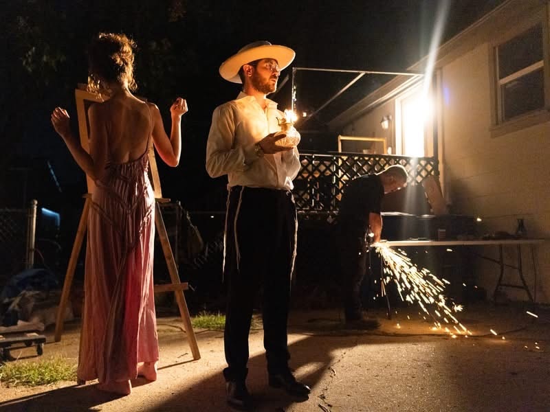 Production still — The Day Before, photo by Tim Landis